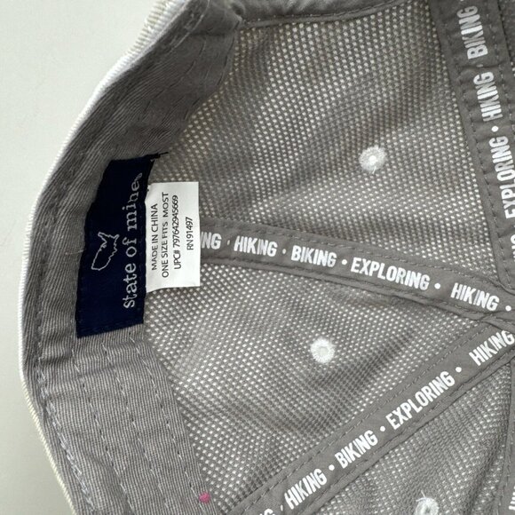 State Of Mine Camo Outdoorsy Baseball Cap Hat Adjustable Strap Adventure Hat G69 - Picture 5 of 5